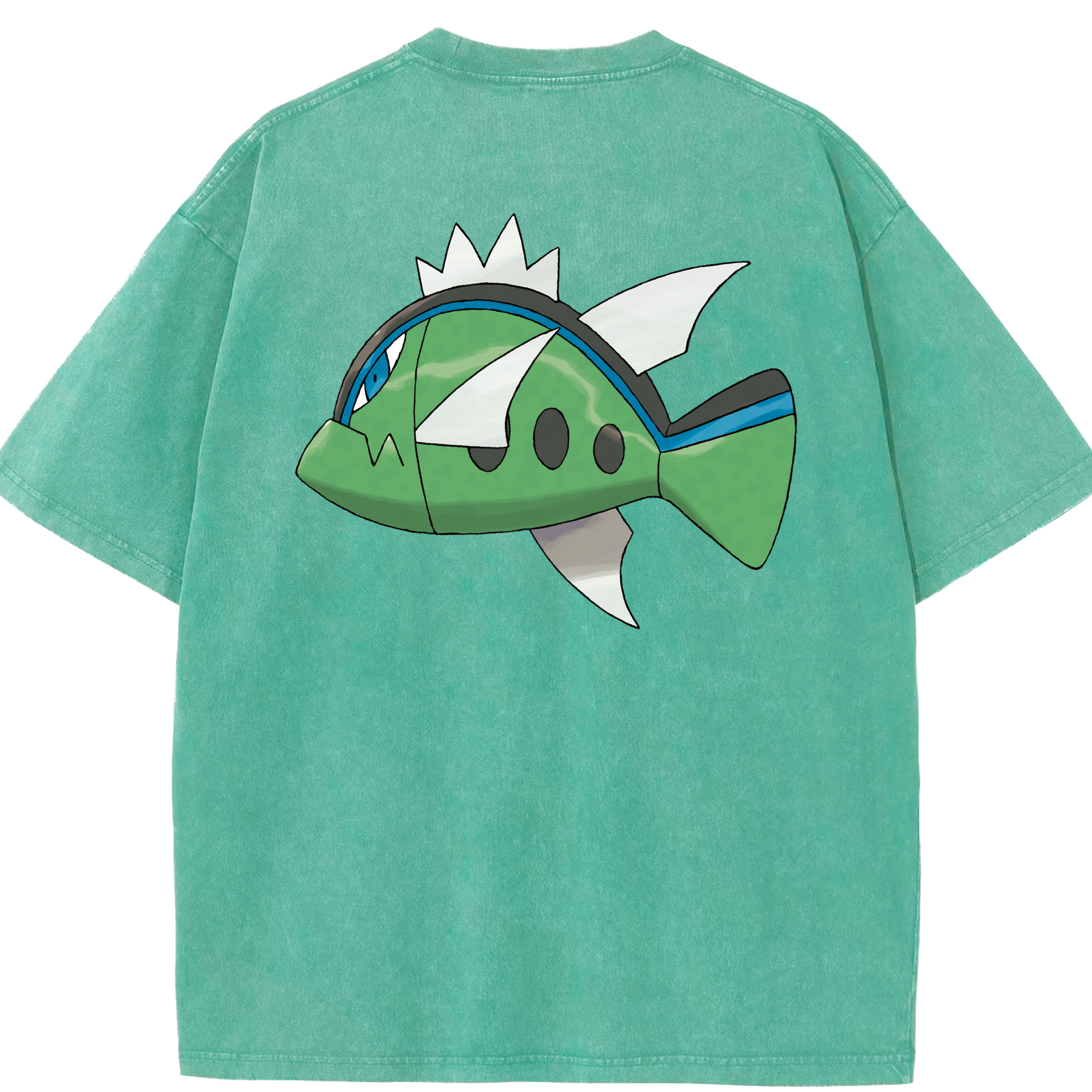 （画像用） ポケットモンスター Pokémon 綿100% ヴィンテージ風 半袖Tシャツ（背面プリント）